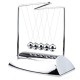 RuenTech Z-shaped Zigzag Newtons Cradle Metal Balance Balls